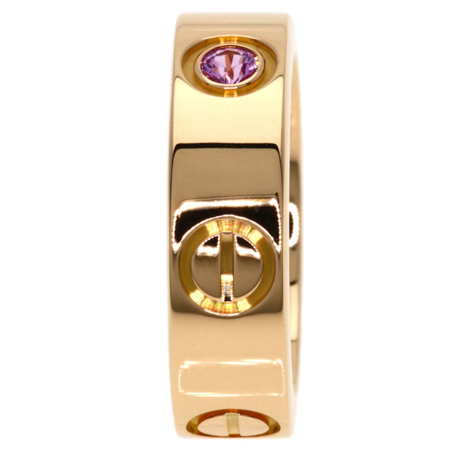 Love Ring 18K Rose Gold with Sapphire