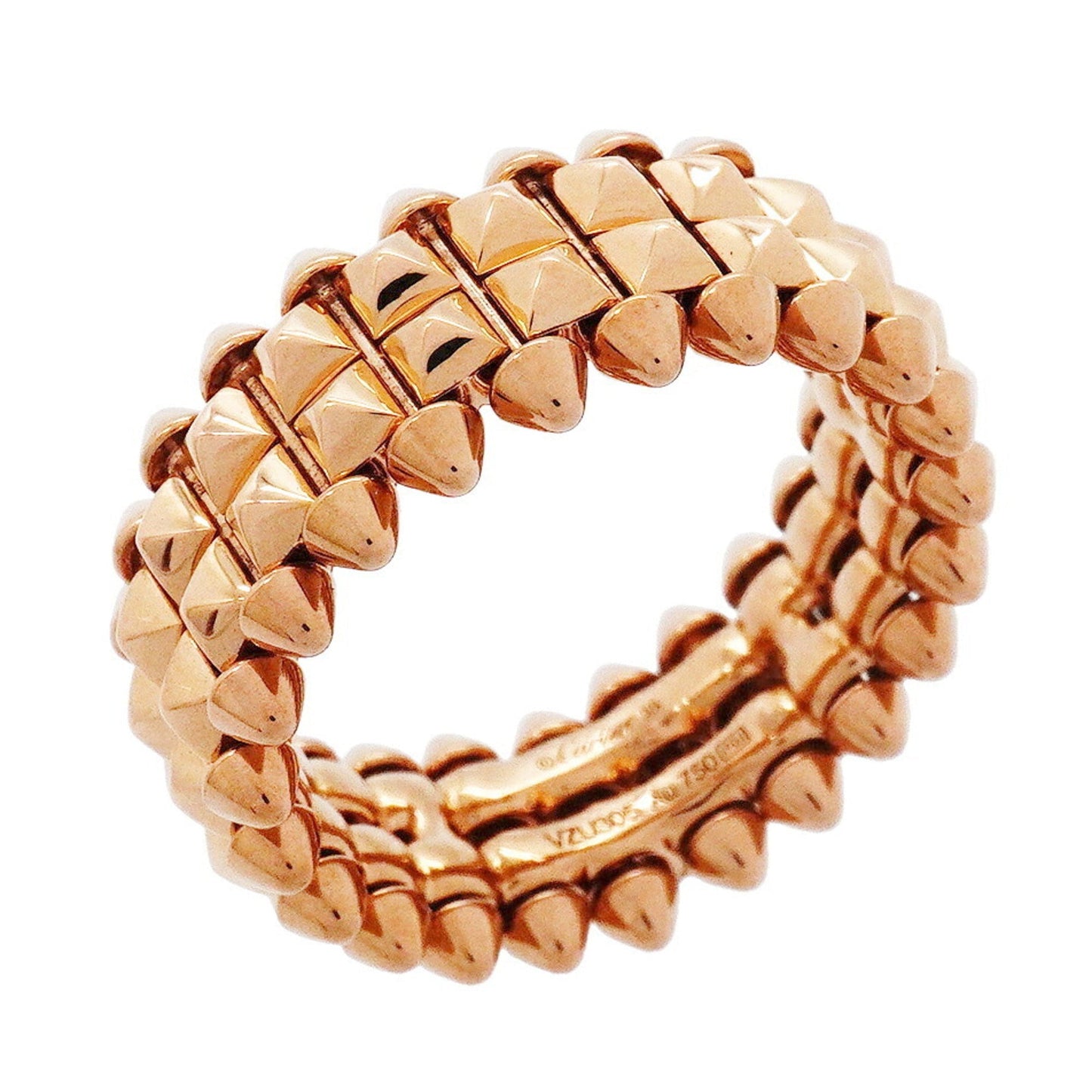 Crush Double Ring 18K Rose Gold