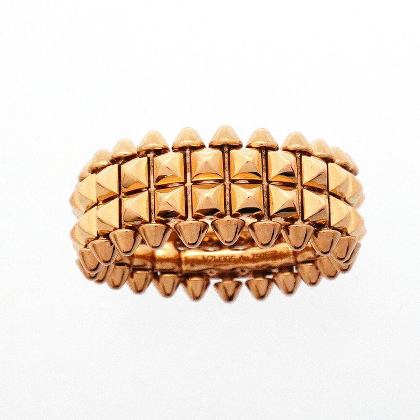 Crush Double Ring 18K Rose Gold