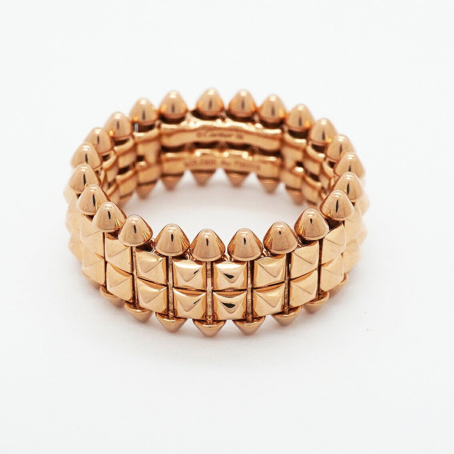 Crush Double Ring 18K Rose Gold