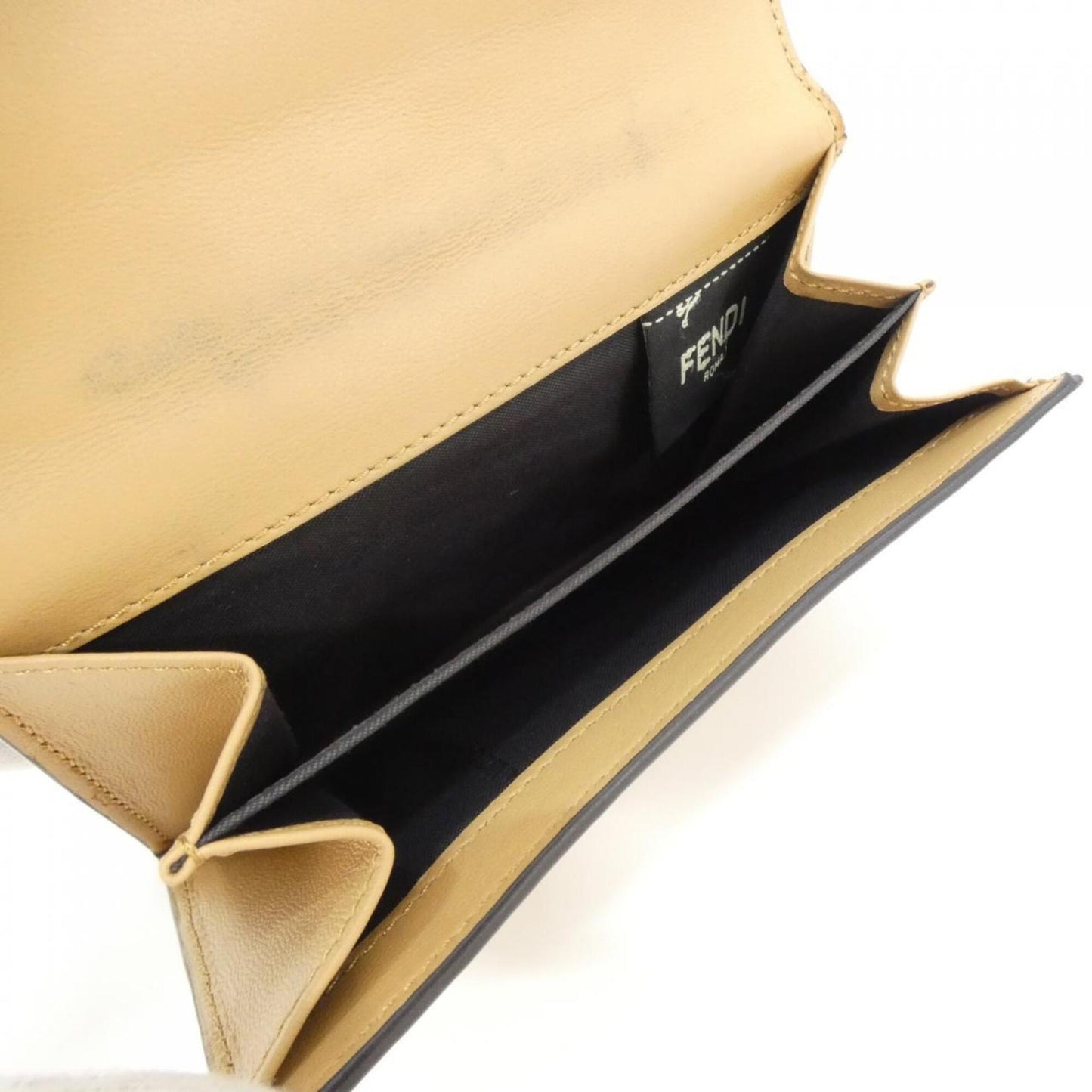 Baguette Continental Wallet Zucca Embossed Leather
