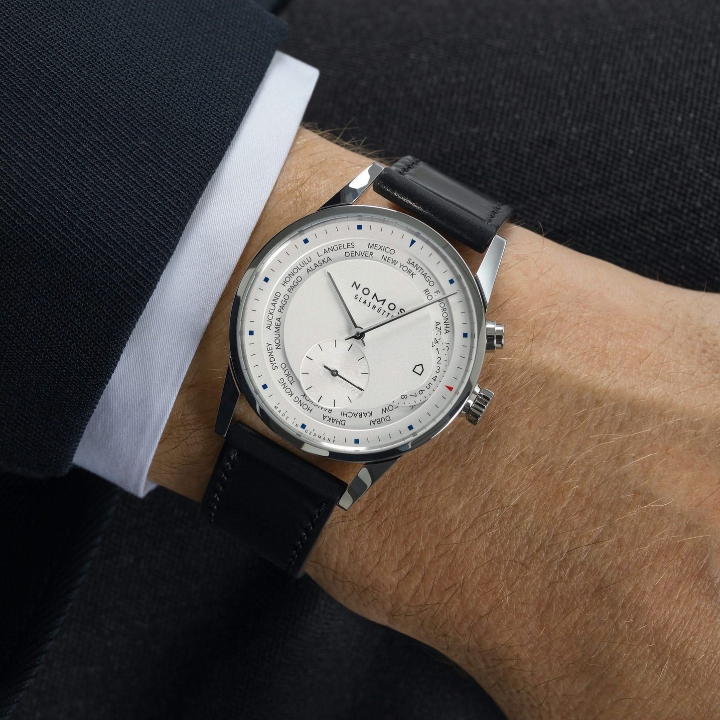 NOMOS Zurich World Time 40mm Watch