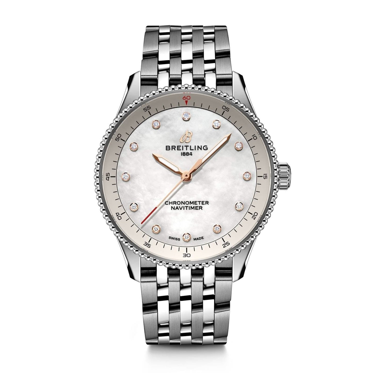 BREITLING Navitimer Mother of Pearl Dial 32mm Watch