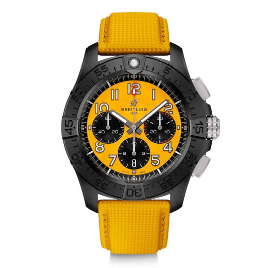 BREITLING Avenger B01 Chronograph Night Mission Yellow 44mm Watch