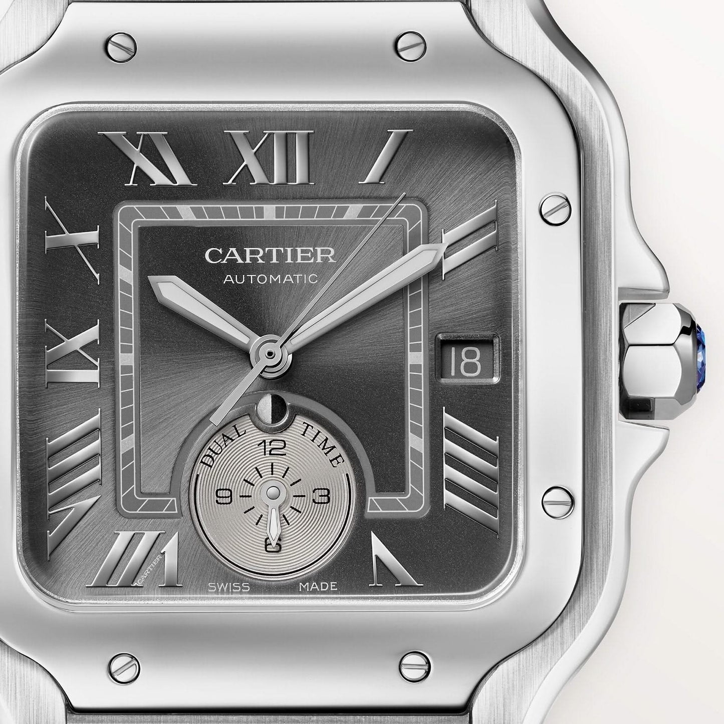 CARTIER Santos Dual Time 40mm Watch