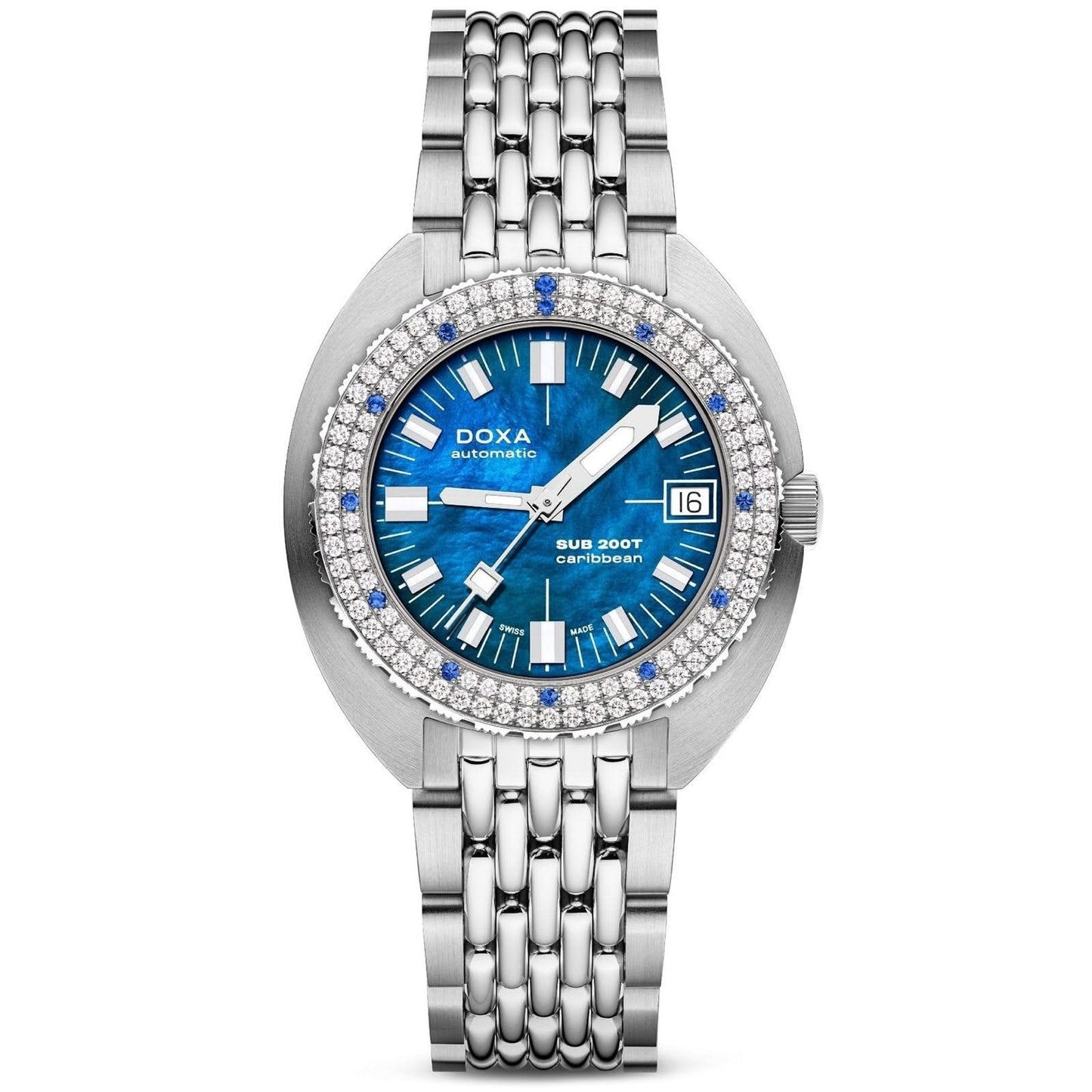 DOXA SUB 200T Diamonds Caribbean Watch