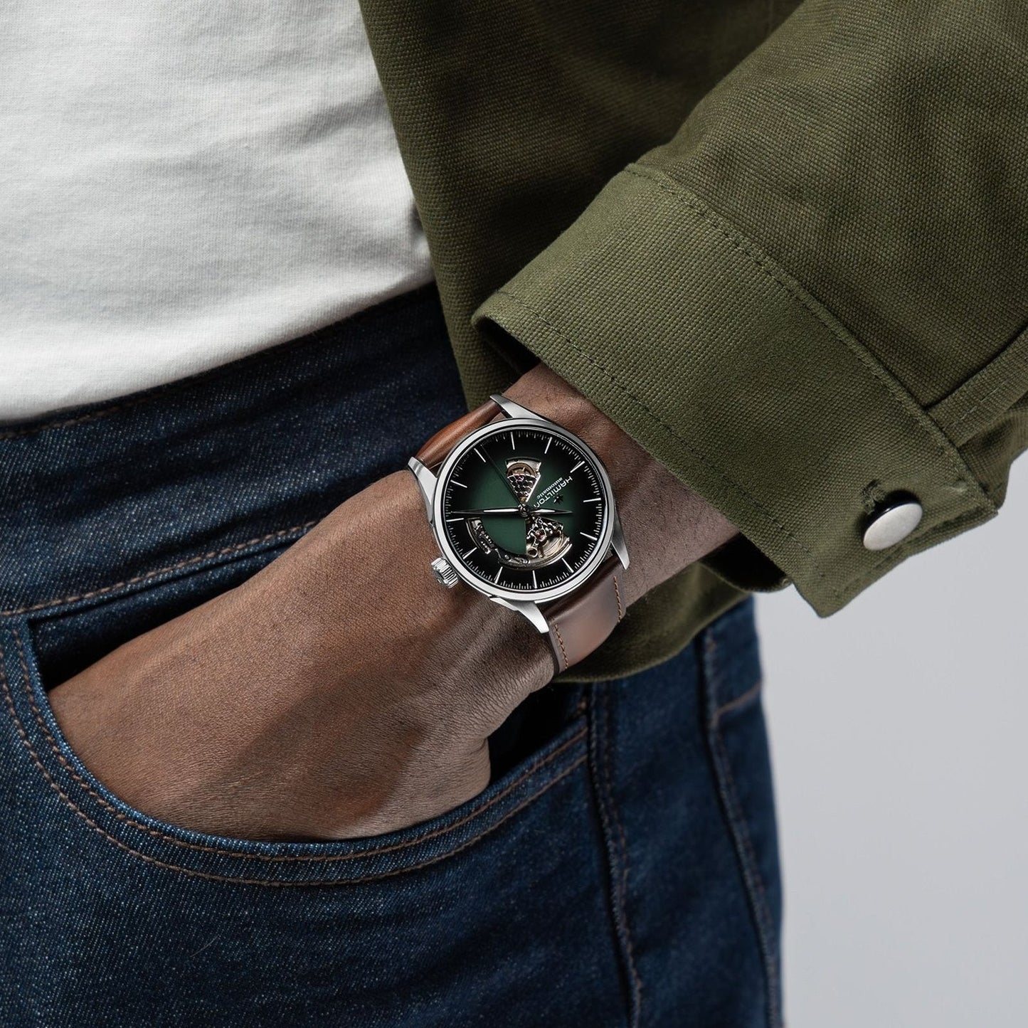 HAMILTON Jazzmaster Open Heart 42mm Watch