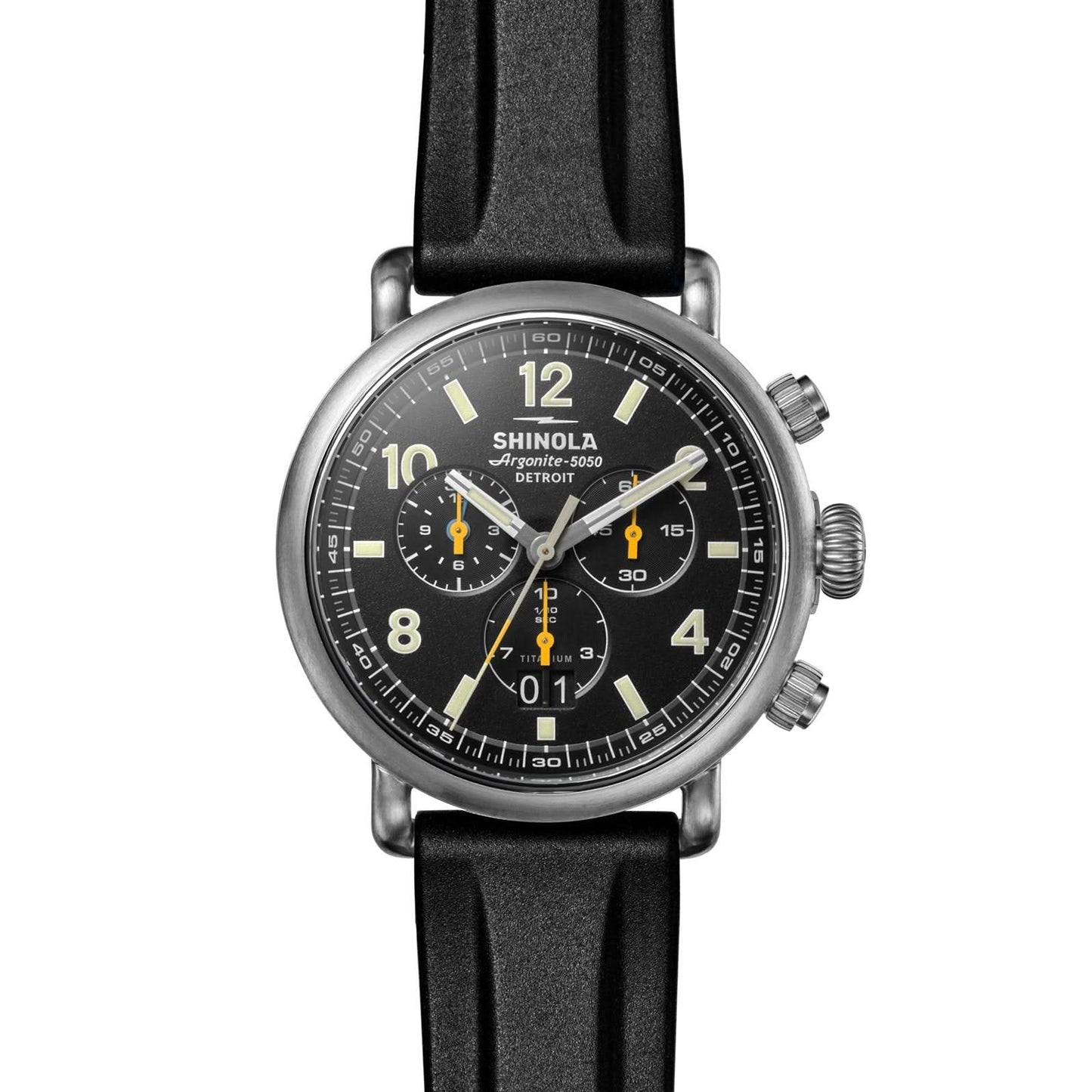 SHINOLA Runwell Chronograph West Wind Quartz 42mm Watch Gift Set