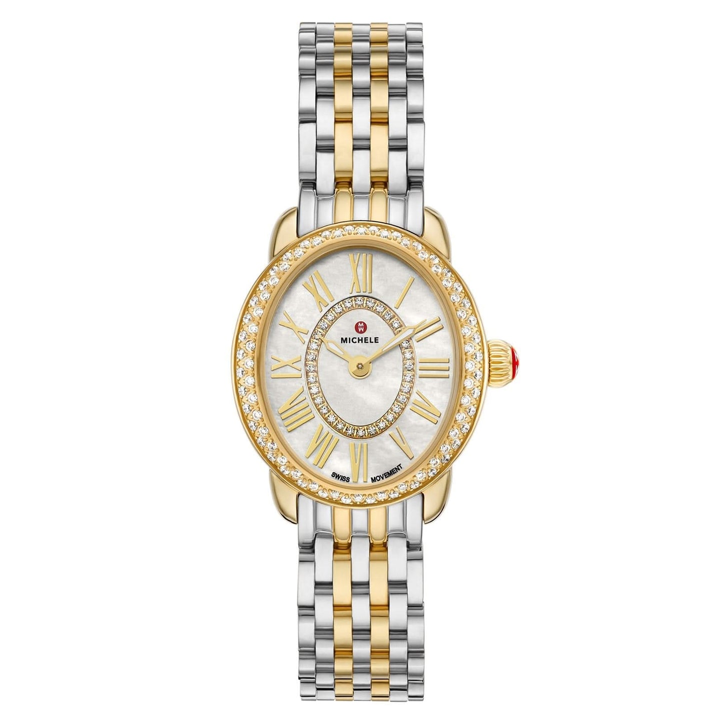 MICHELE Serein Oval Diamond 27mm Watch