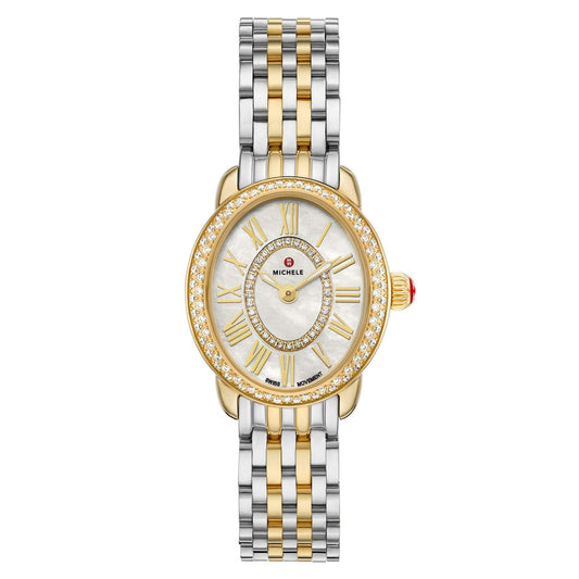 MICHELE Serein Oval Diamond 27mm Watch