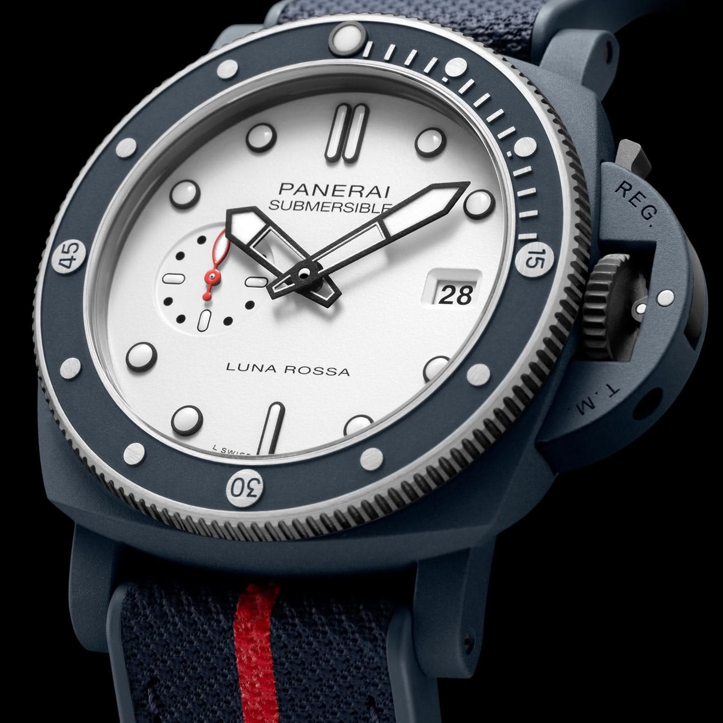 PANERAI Submersible QuarantaQuattro Luna Rossa Ti-Ceramitech™ 44mm Watch