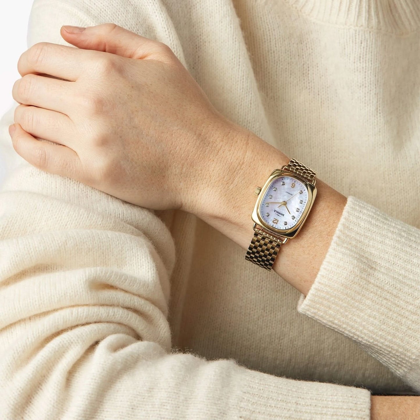 SHINOLA Bixby Diamond 29mm x 34mm Watch