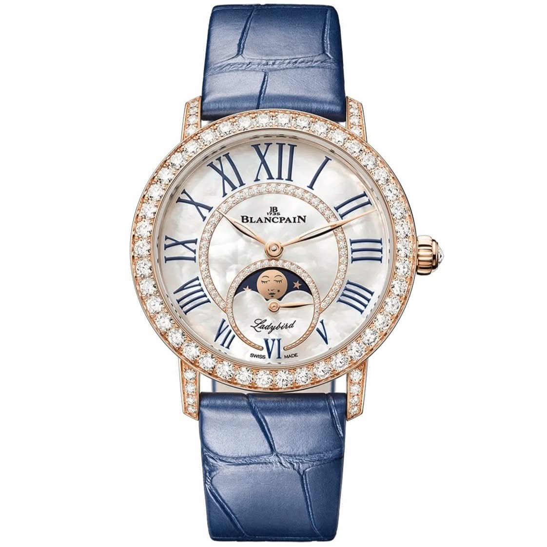 Blancpain Ladybird Colors Phases de Lune 35mm Watch