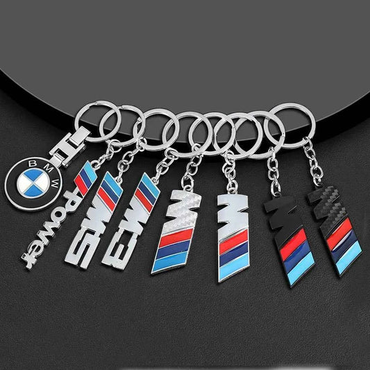 Car Keychain – Handwoven Leather & Zinc Alloy Key Ring