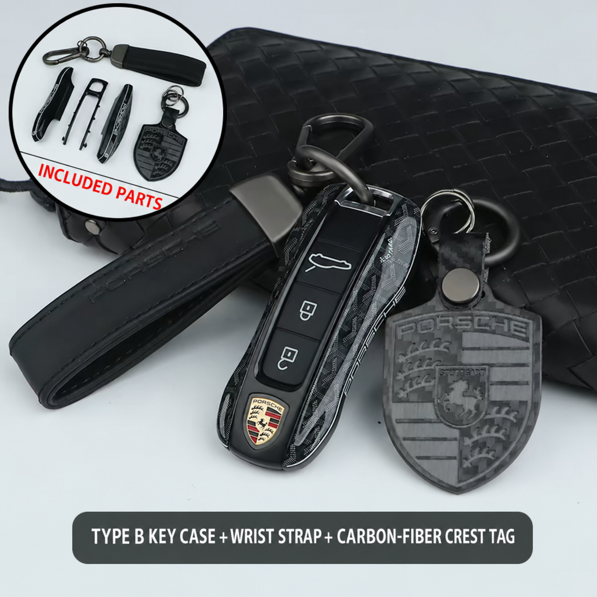 Luxury Car Key Cover-PORSCHE