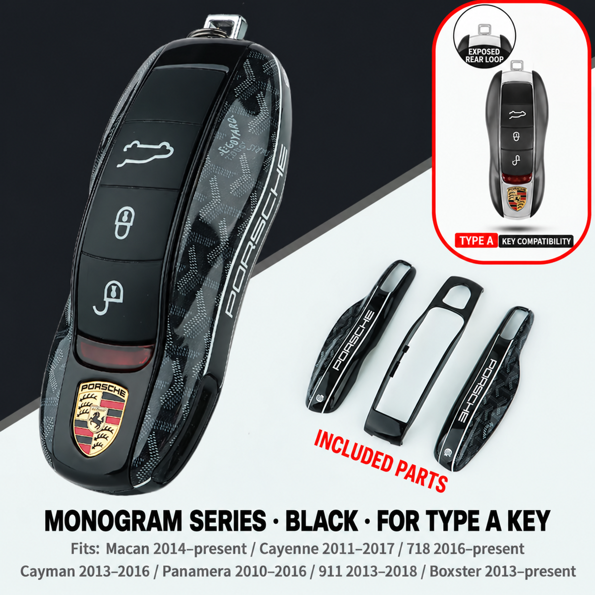 Luxury Car Key Cover-PORSCHE