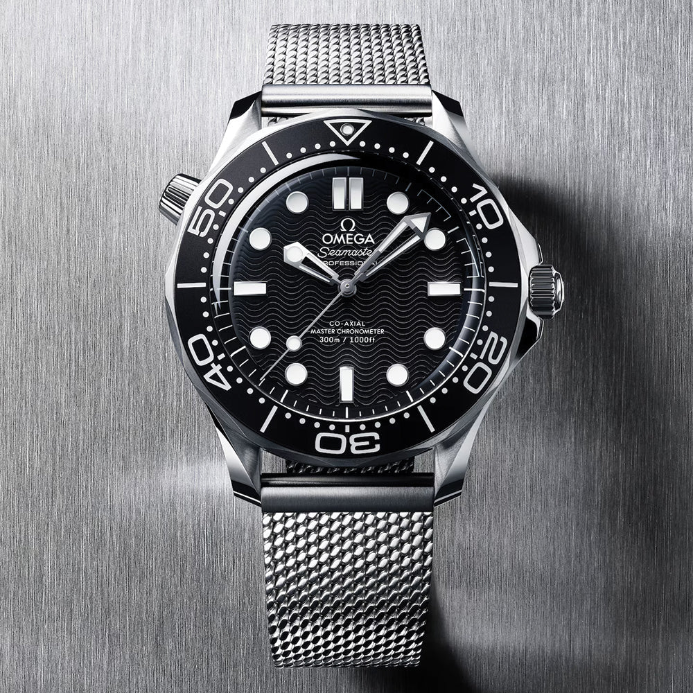 Seamaster Diver 300M Aluminum Bezel 42mm - Black on Bracelet