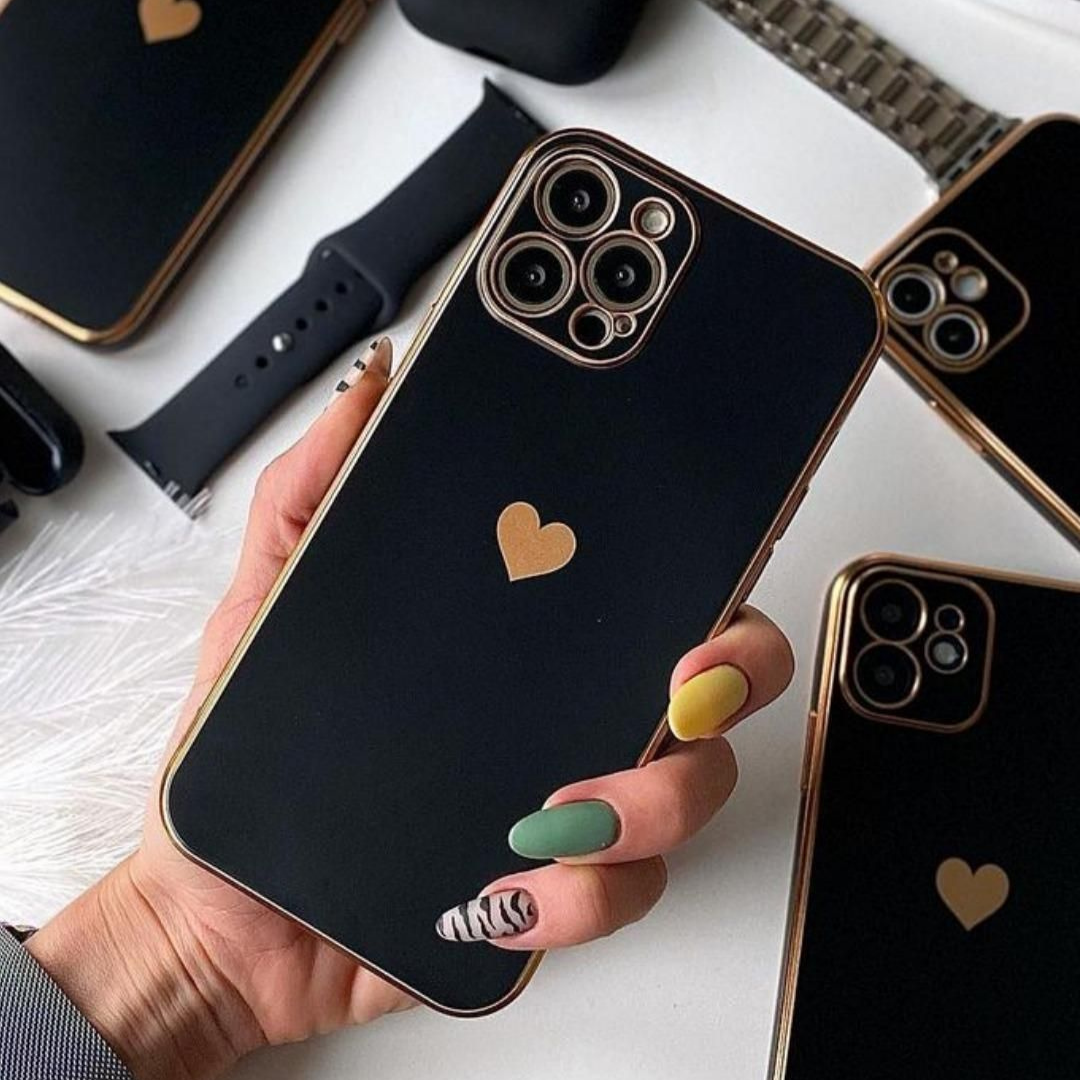 Love Heart Full Cover iPhone Fodral