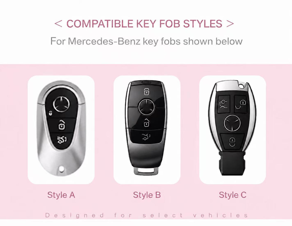 Pink Leopard Keychain-Benz