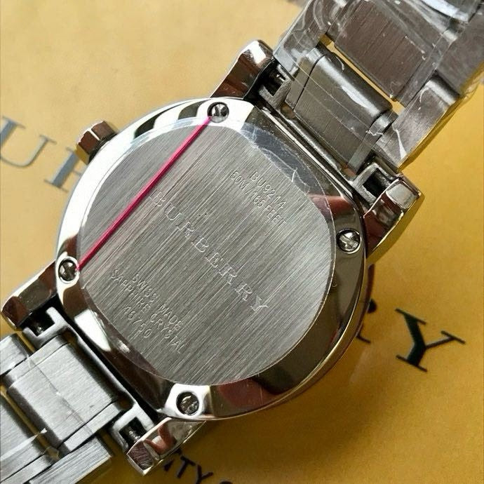 BUR Two-Tone Check Dial Women's Bracelet Watch
