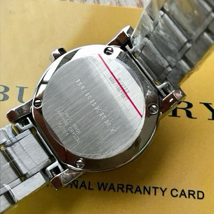 BUR Blush Check Dial Women's Bracelet Watch