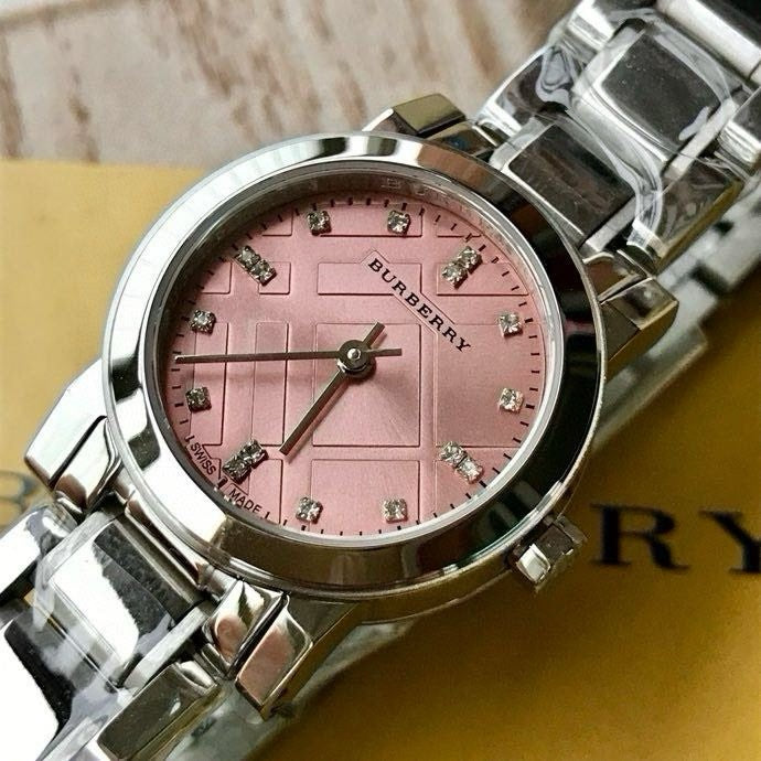 BUR Blush Check Dial Women's Bracelet Watch