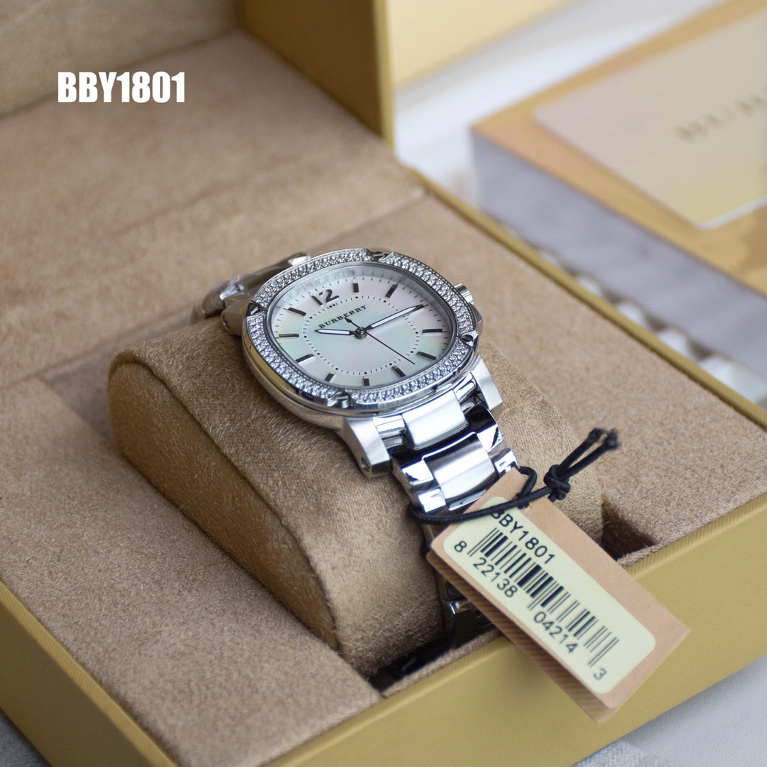 BUR Embellished Bezel Women's Bracelet Watch