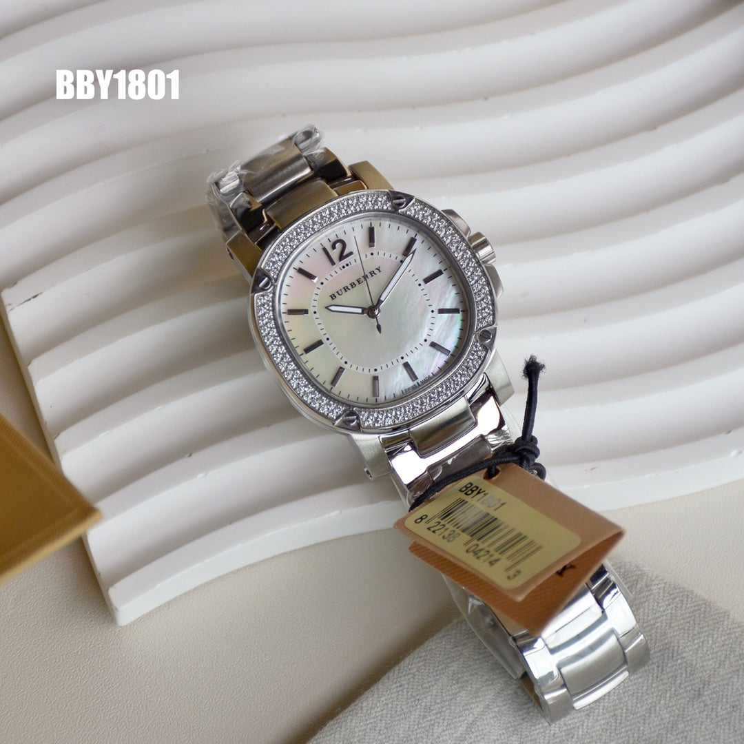 BUR Embellished Bezel Women's Bracelet Watch