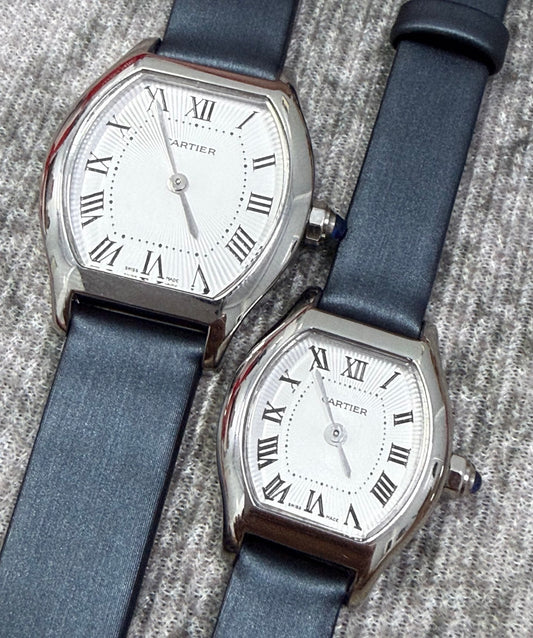 CA Refined Tonneau Leather Strap Watch