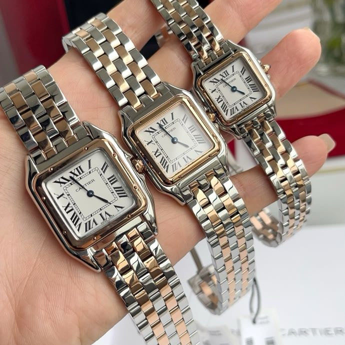 CA Two-Tone Rectangular Bracelet Watch