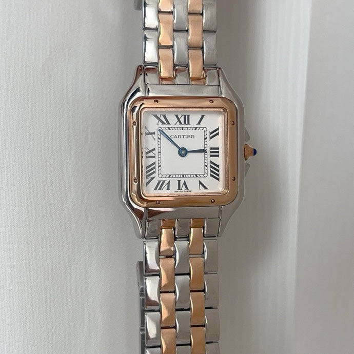 CA Two-Tone Rectangular Bracelet Watch