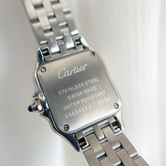 CA Silver-Tone Rectangular Bracelet Watch
