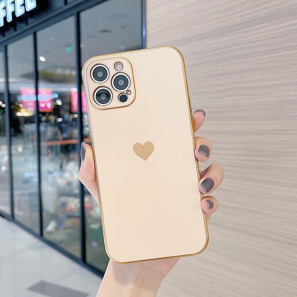 Love Heart Full Cover iPhone Fodral