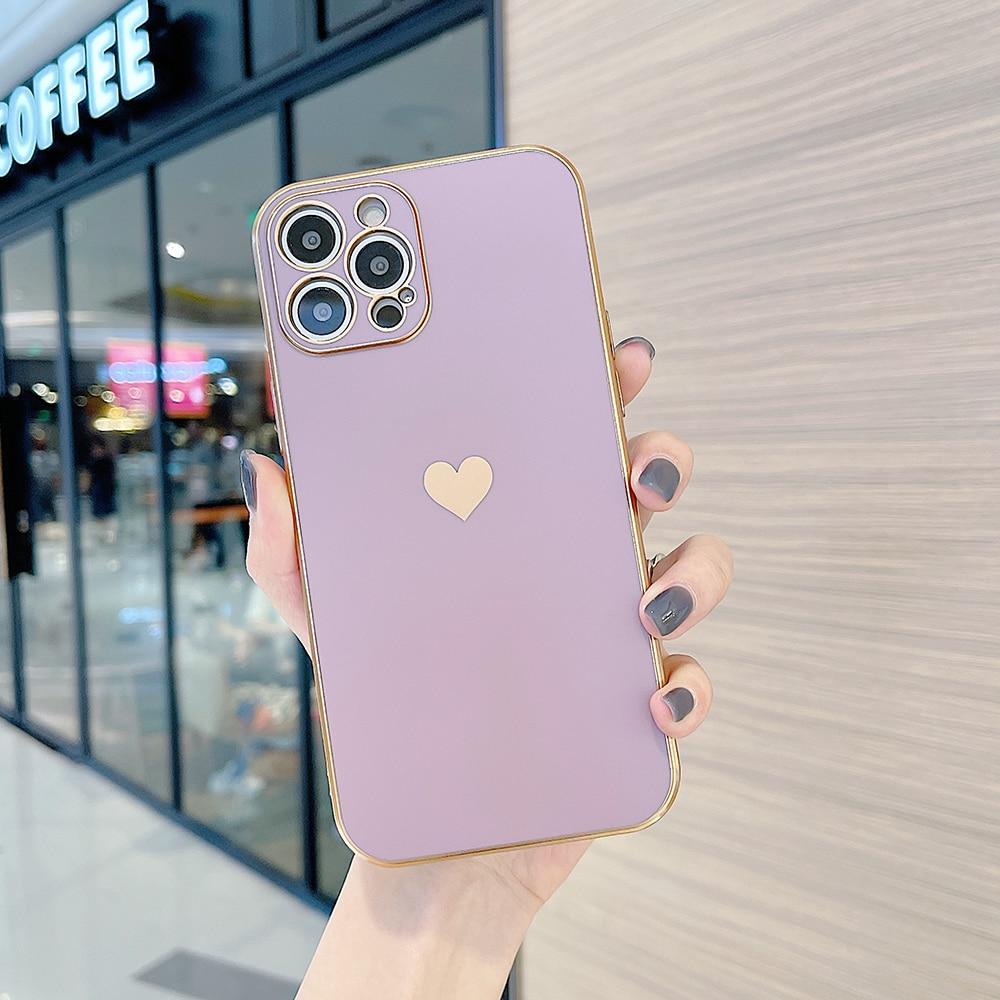 Love Heart Full Cover iPhone Fodral