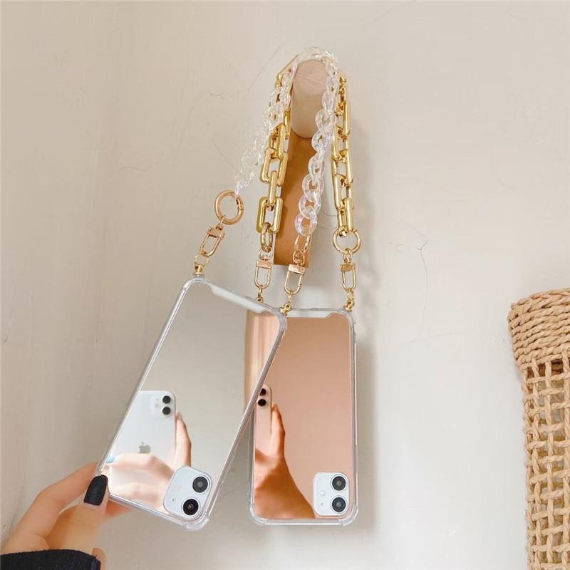Fashionista Mirror Chain iPhone-fodral