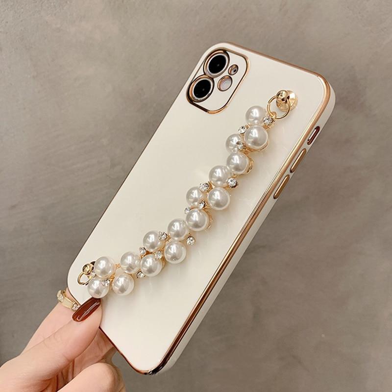 Gloss Pearl Chain iPhonefodral