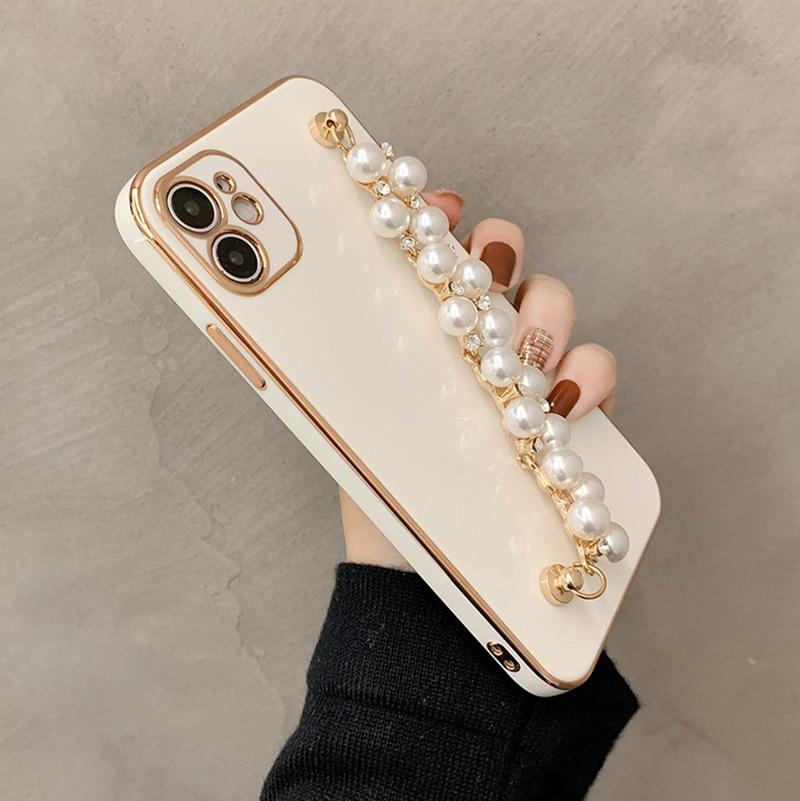 Gloss Pearl Chain iPhonefodral