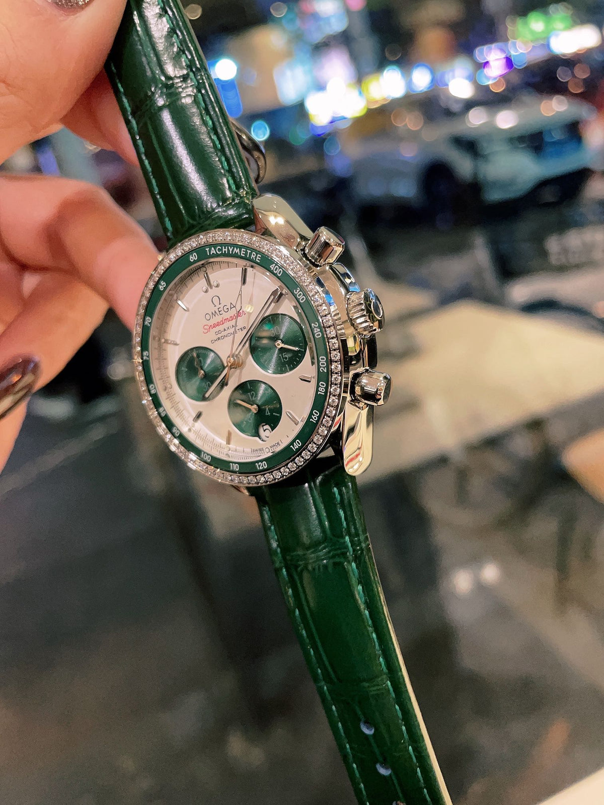 OM Embellished Multi-Dial Strap Watch