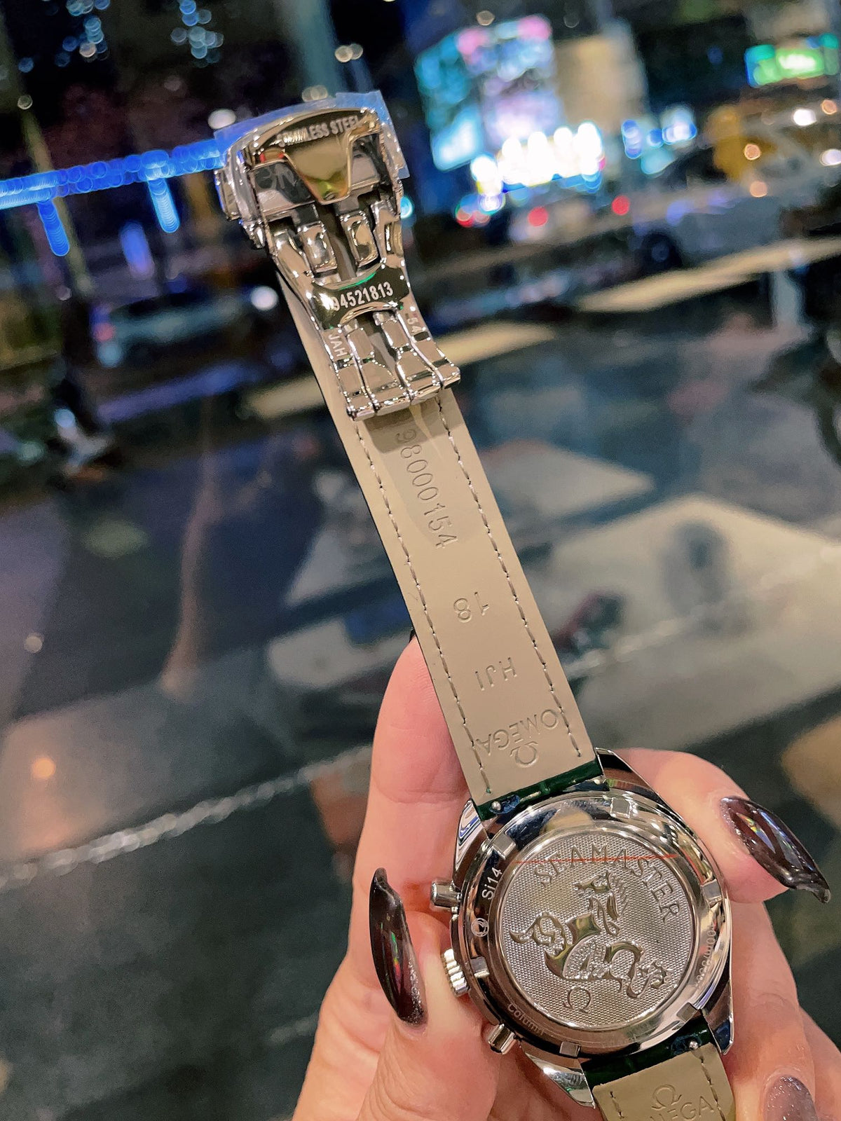 OM Embellished Multi-Dial Strap Watch