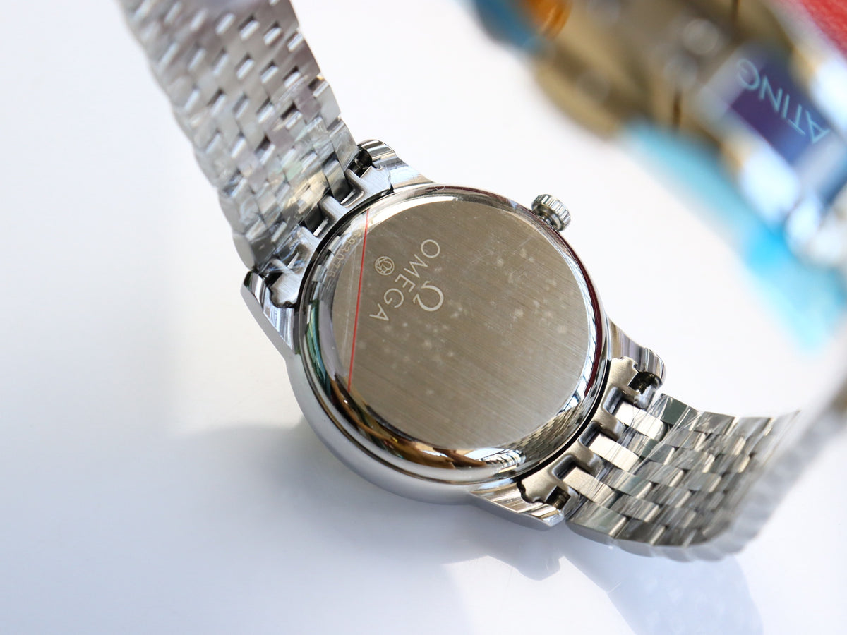 OM Ivory Dial Roman Marker Bracelet Watch