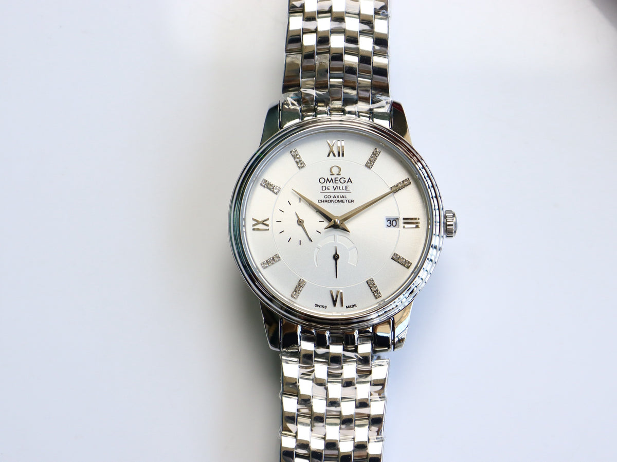 OM Ivory Dial Roman Marker Bracelet Watch