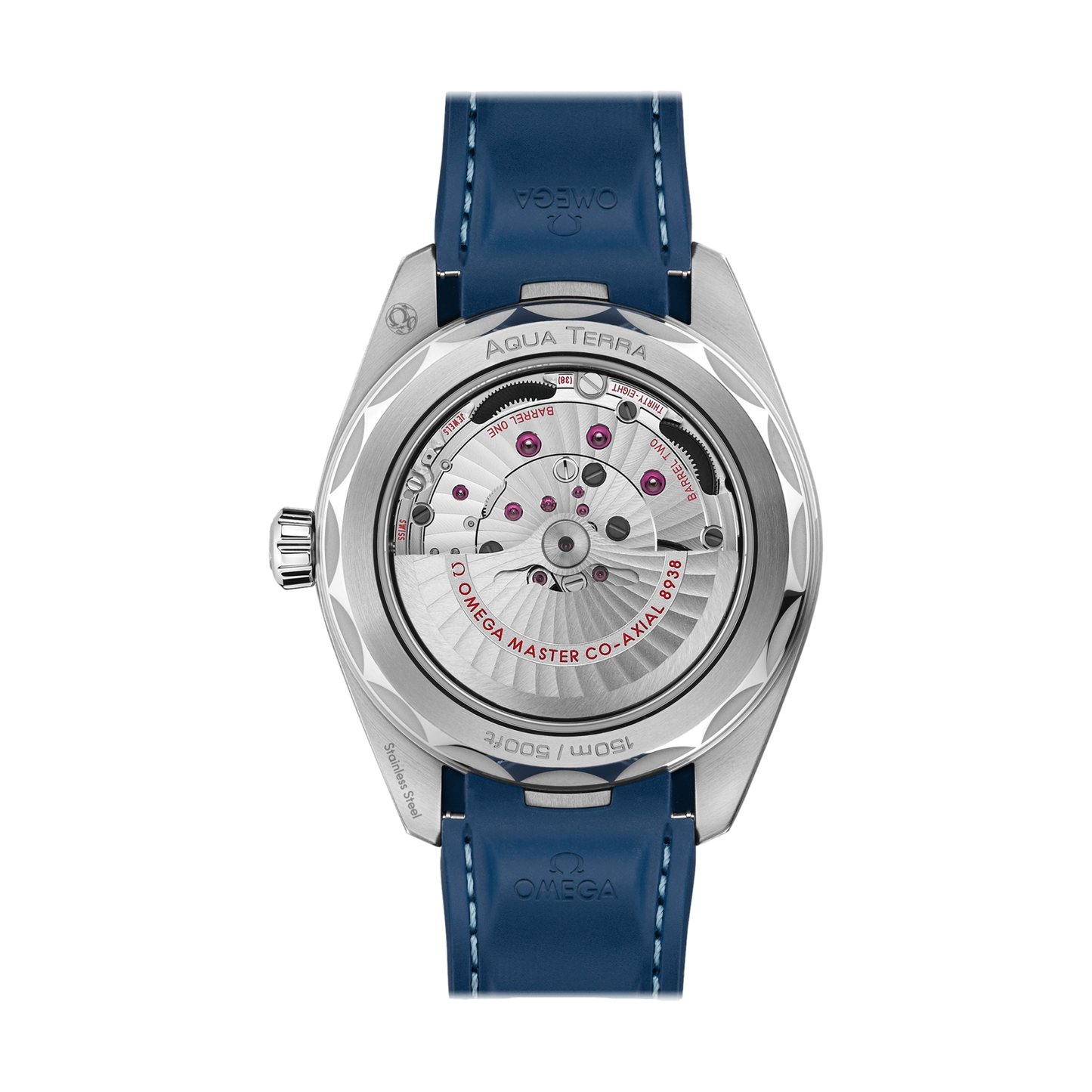 Seamaster Aqua Terra 150M GMT Worldtimer 43mm - Blue on Rubber Strap