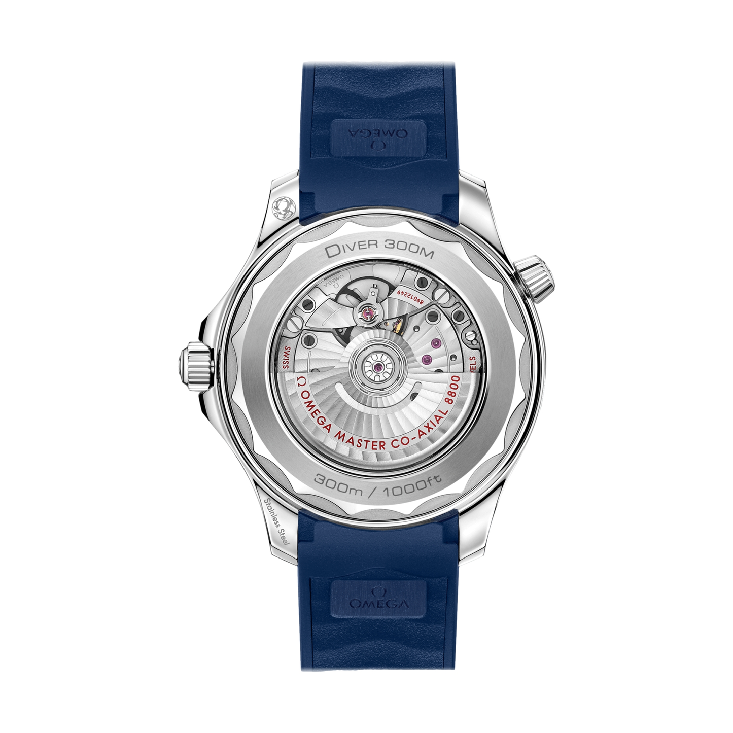 Seamaster Diver 300M 42mm - Blue on Rubber Strap