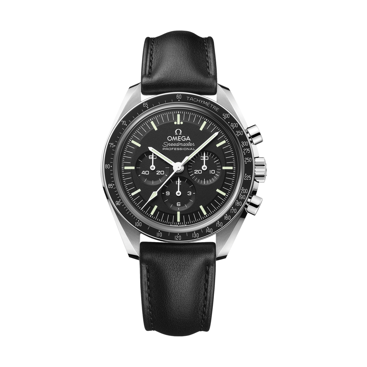 Speedmaster Moonwatch Professional Sapphire 42mm - Black on Leather Strap
