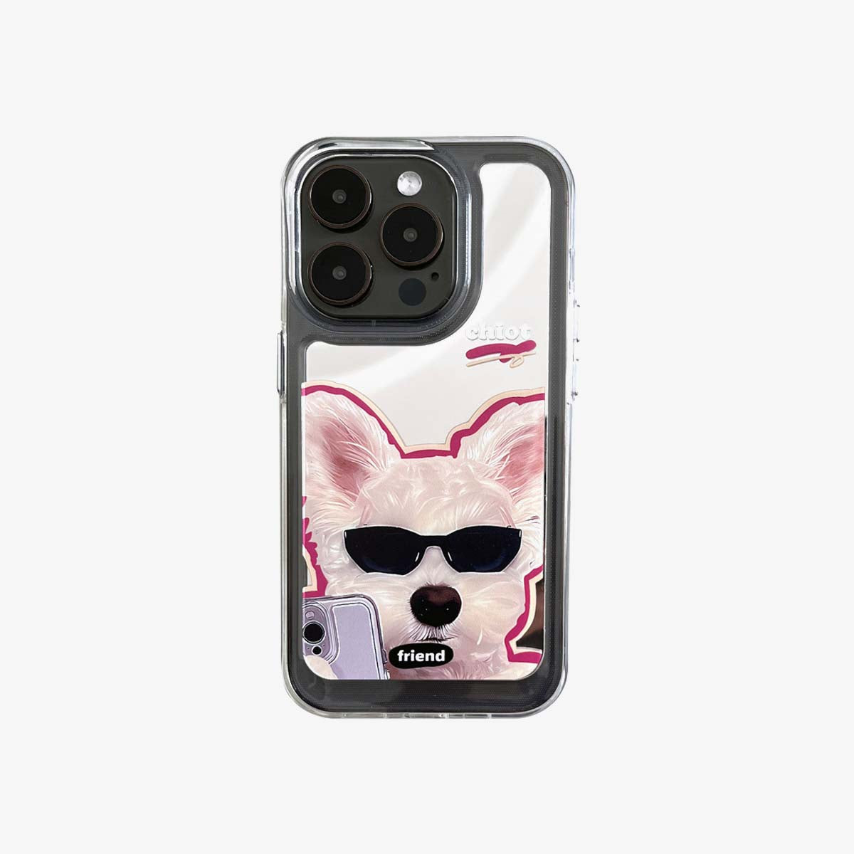 Spegel iPhone Fodral | Självutlösare för parhundar (köp 2 och få 50 % rabatt på en)