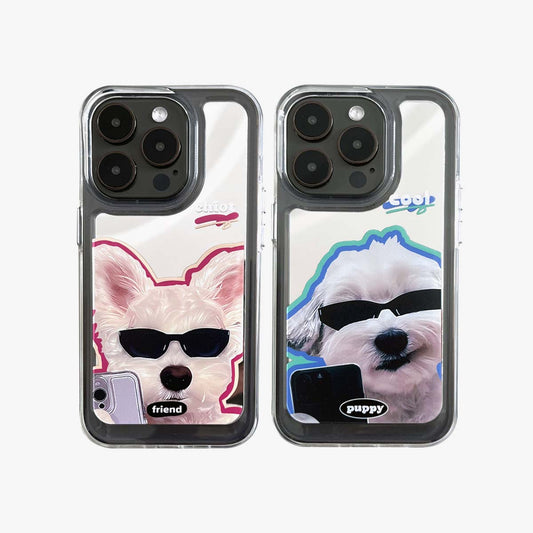 Spegel iPhone Fodral | Självutlösare för parhundar (köp 2 och få 50 % rabatt på en)