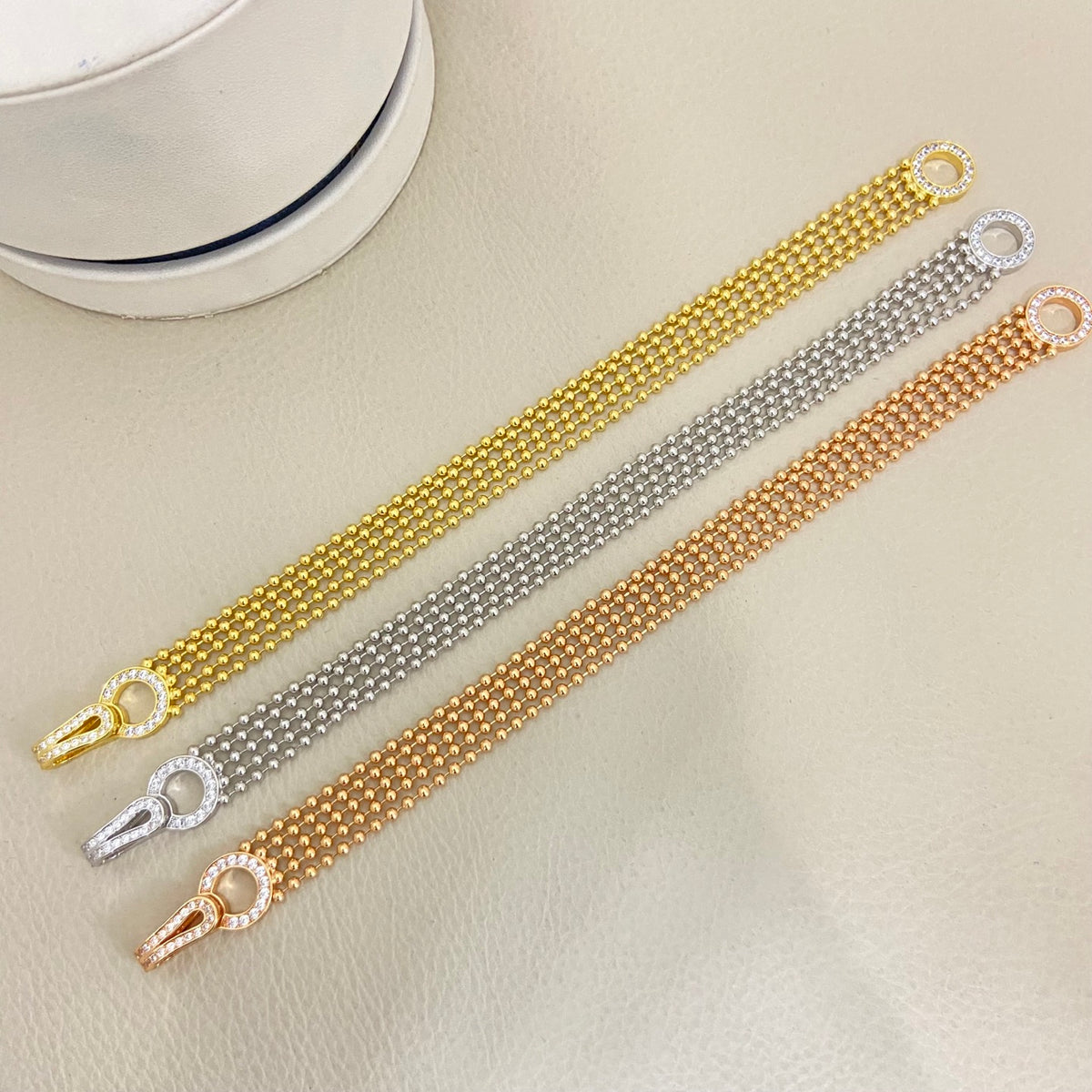 CA Horseshoe Link Bracelet