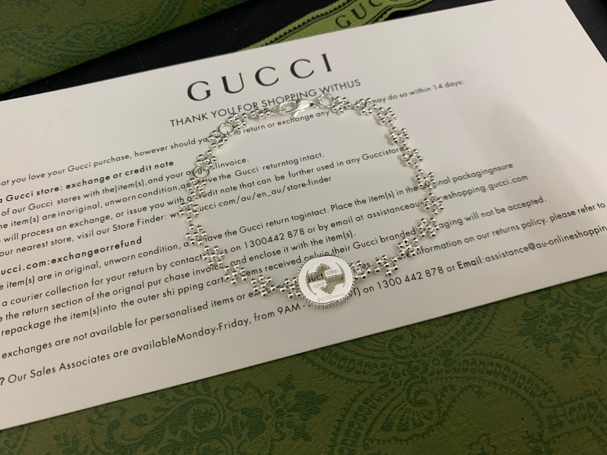 GU Snowflake Charm Bracelet