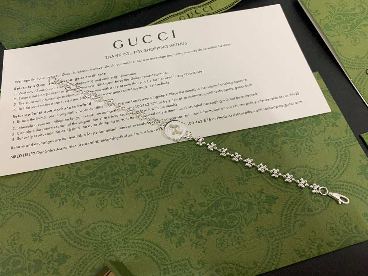 GU Snowflake Charm Bracelet