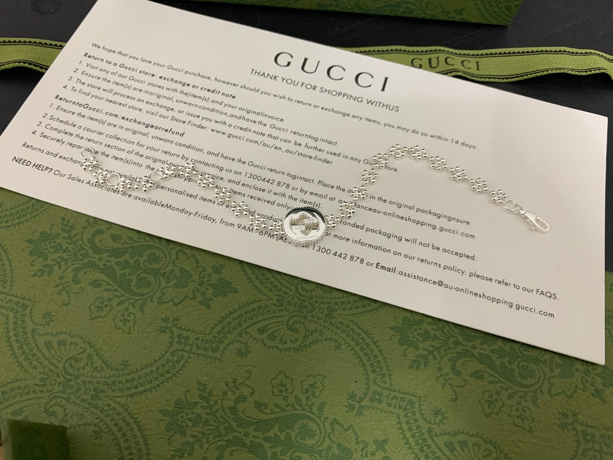 GU Snowflake Charm Bracelet